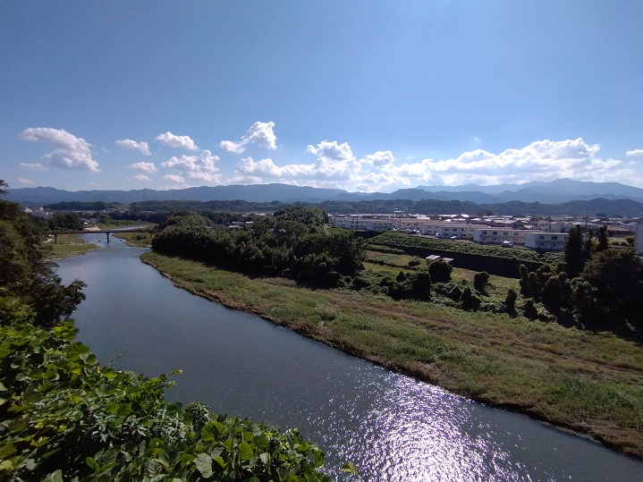 富岡製糸場から見た風景