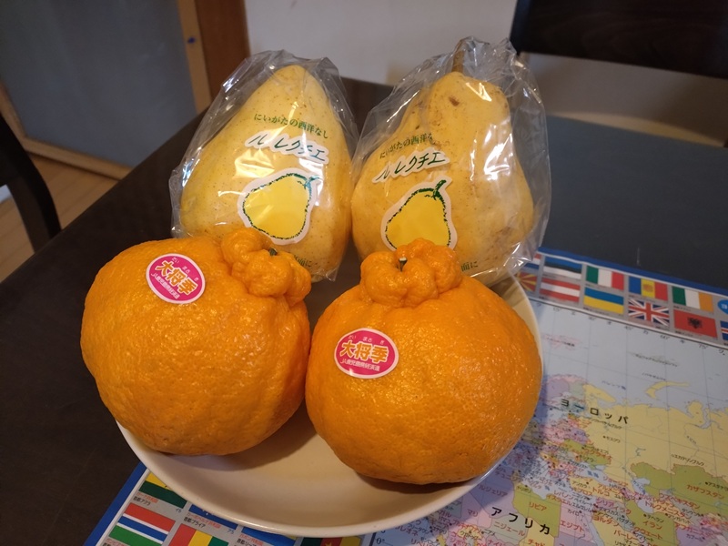 デコポンとルレクチェ